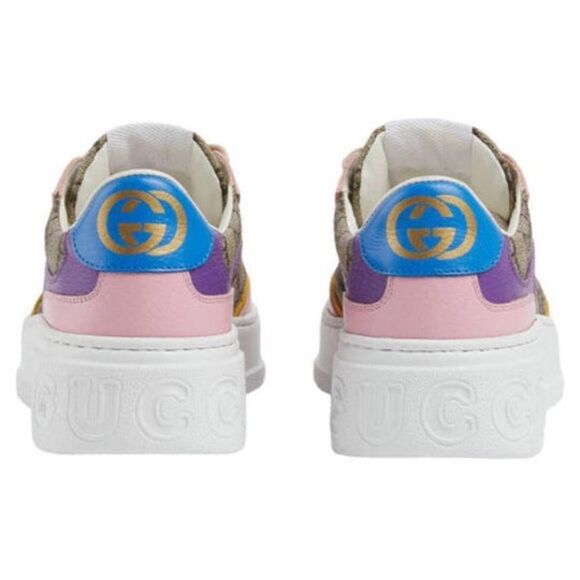 Brand new women’s Gucci Multicolor Platform Sneakers size 10.5 and 11 - Picture 3 of 17